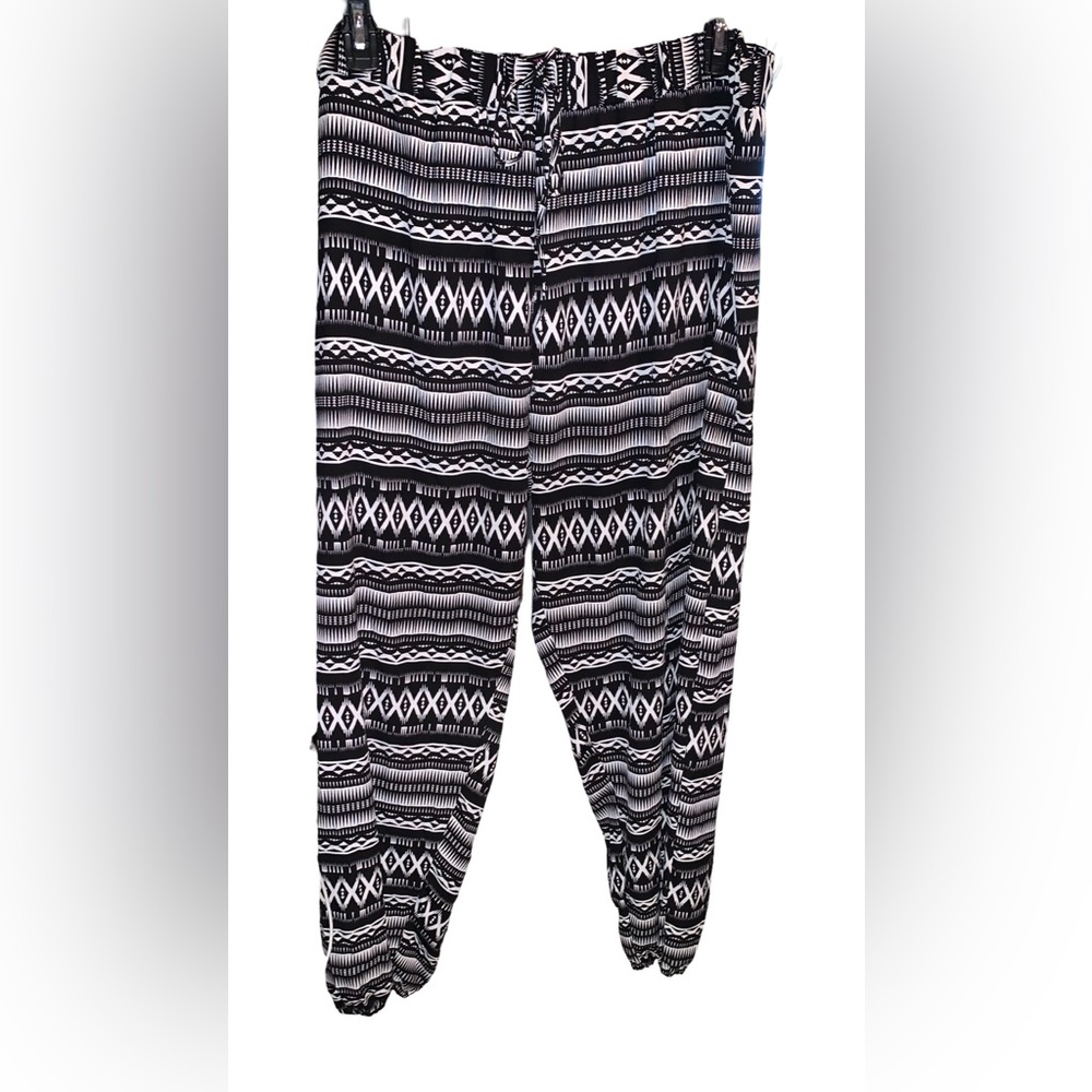 Freckles Black & White Pants Size 3X